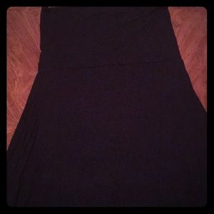 Black maxi tube dress/skirt. Womens XL.